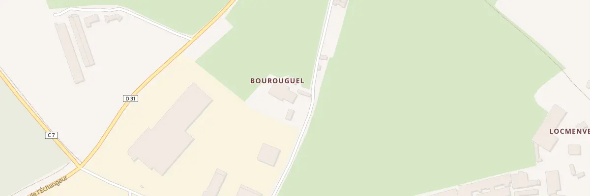Plan du 334 La Lande à Guiclan