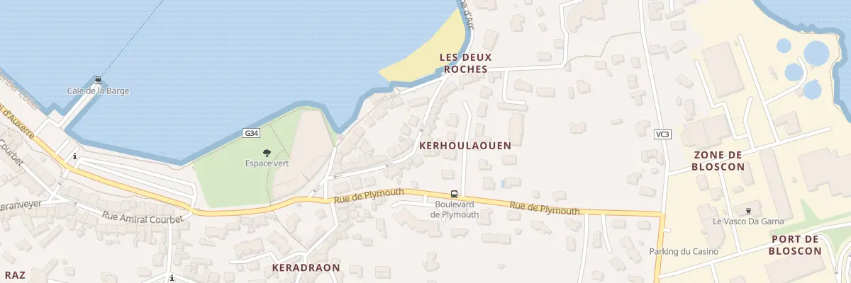 Plan du 30 Rue Jeanne d’Arc à Roscoff