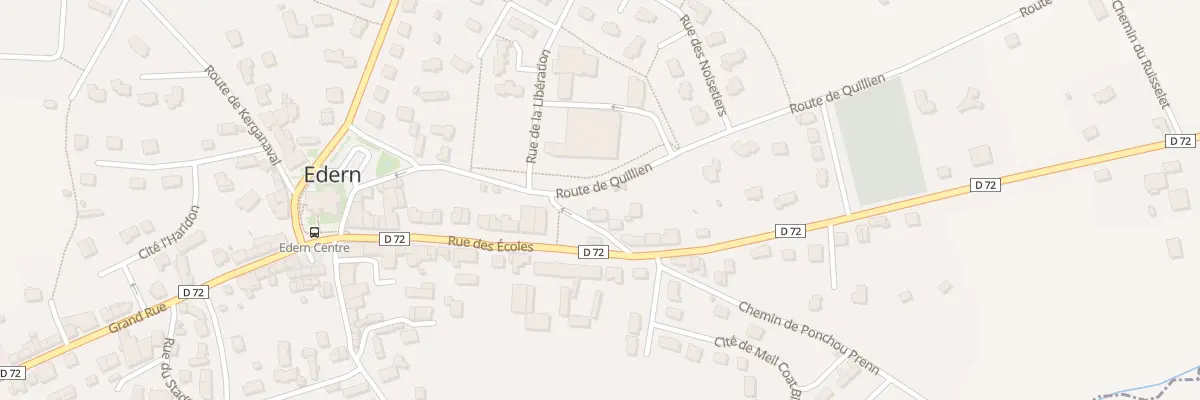 Plan du 5 Rue de Kerilis à Edern