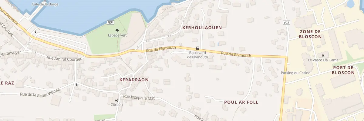 Plan du 12 Rue de Plymouth à Roscoff