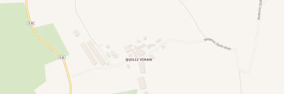 Plan du 210 Quillivien à Brasparts
