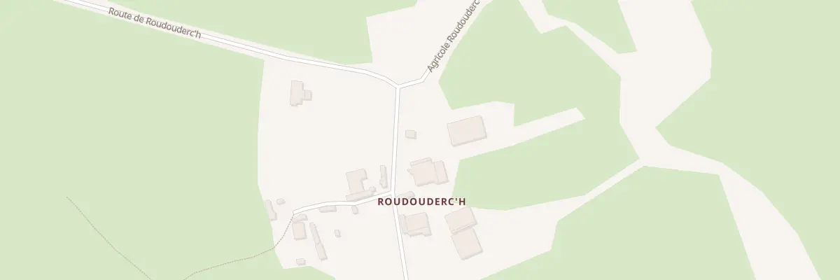 Plan du 629A Roudouderch à Sizun