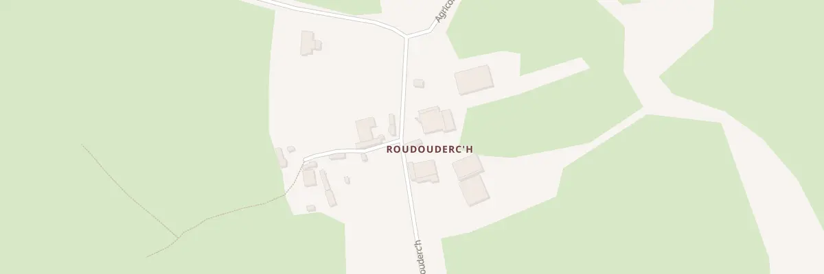 Plan du 629 Roudou Derc H à Sizun