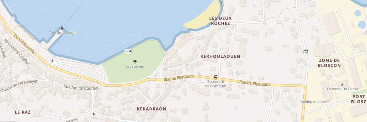 Plan du 11 Rue Jeanne d’Arc à Roscoff