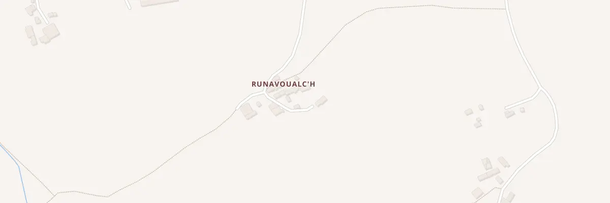 Plan du 1981K Rhunavoualc’h à Brasparts