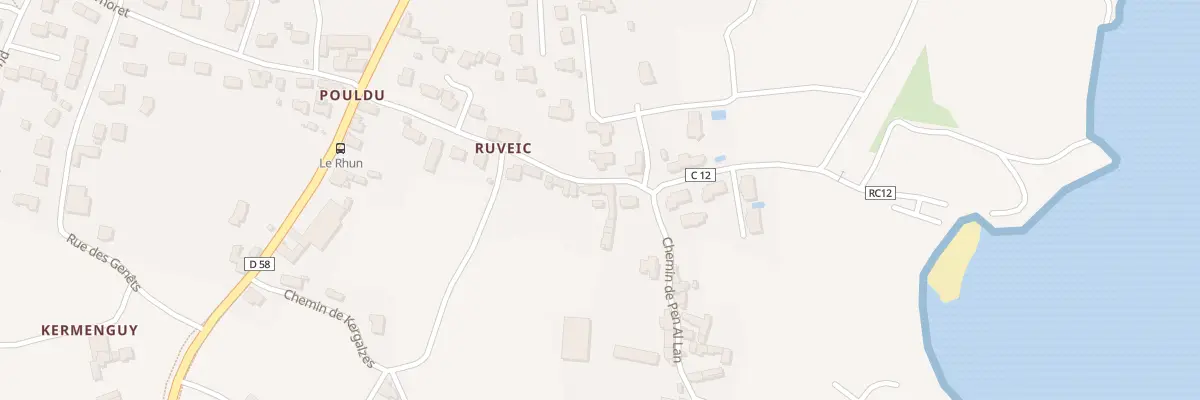 Plan du 5931 Ruveic à Roscoff