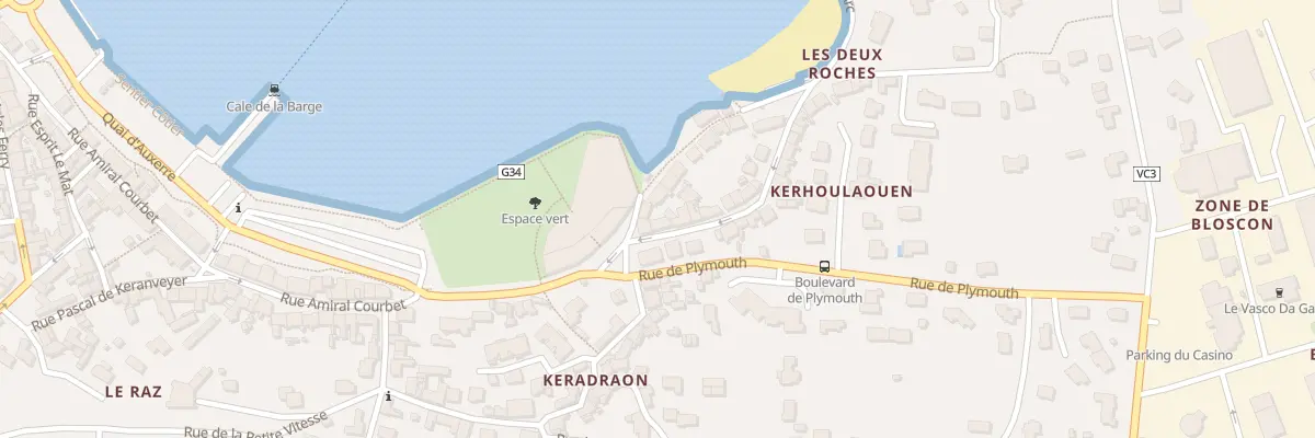Plan du 3 Rue Jeanne d’Arc à Roscoff