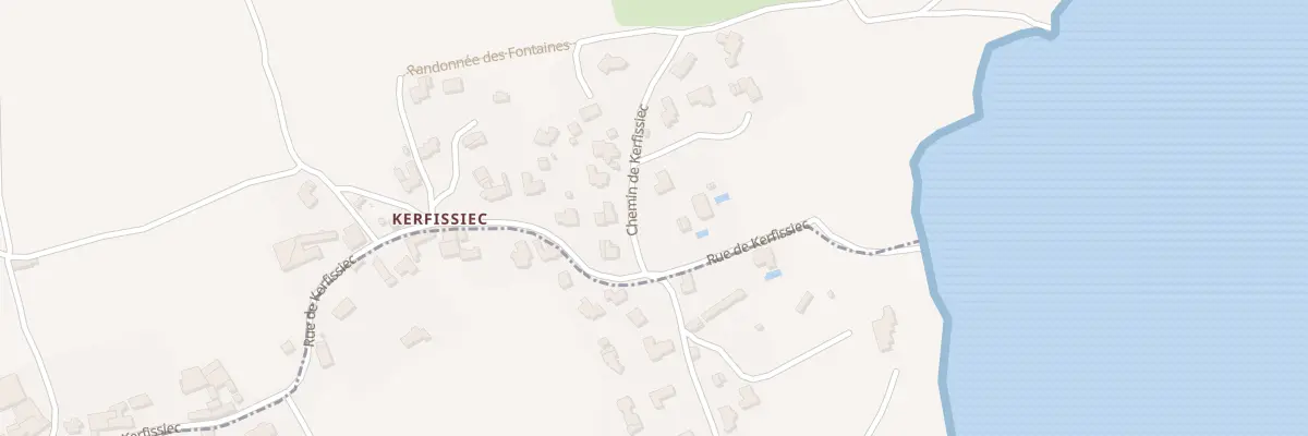 Plan du 2 Che de Kerfissiec à Roscoff