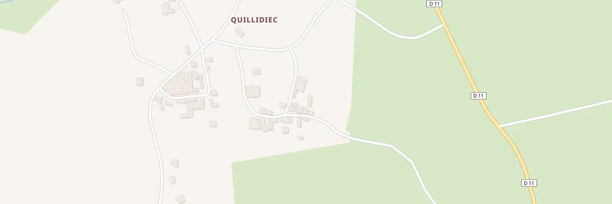 Plan du 298 Quillidiec à Commana