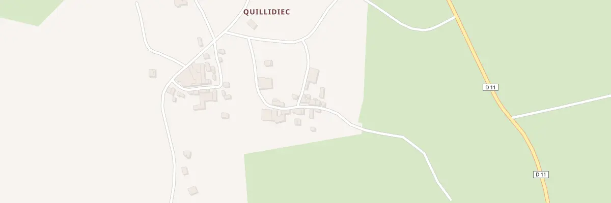 Plan du 294 Quillidiec à Commana