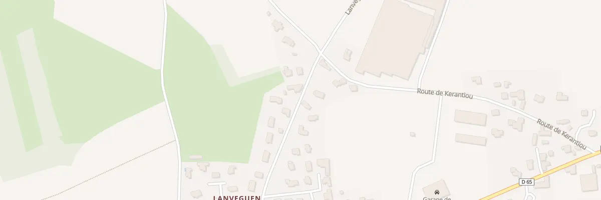 Plan du 25 Lanveguen à Plouénan