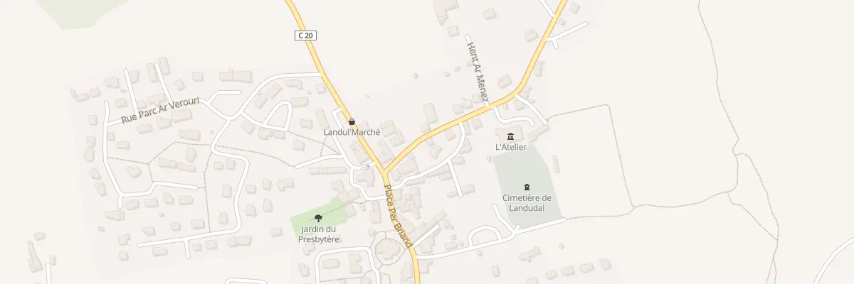 Plan du 5112F Vc Hent Ar Menez à Landudal