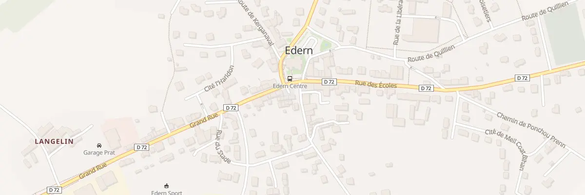 Plan du 3 Pl de L Eglise à Edern