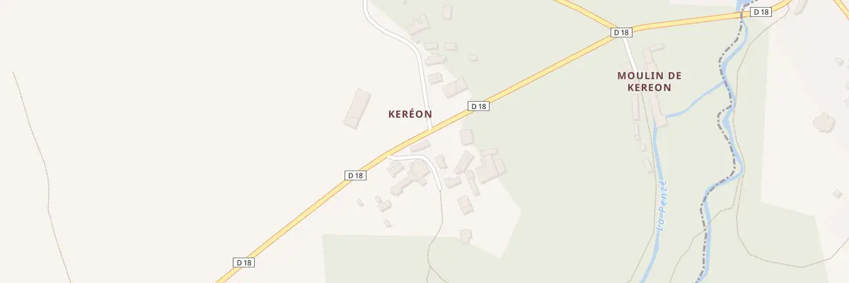 Plan du 199 Kereon à Saint-Sauveur