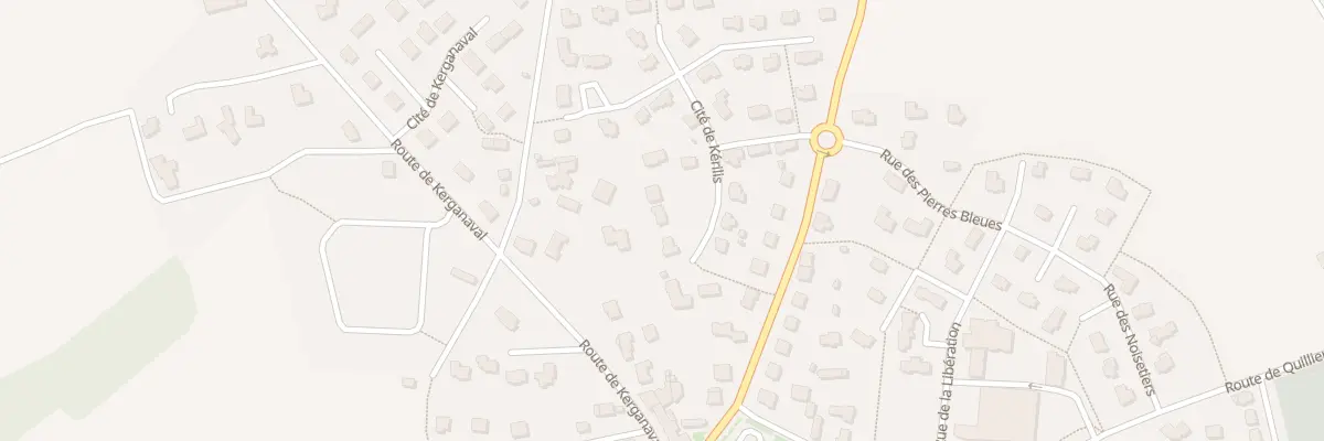 Plan du 14 Cité de Kerilis à Edern