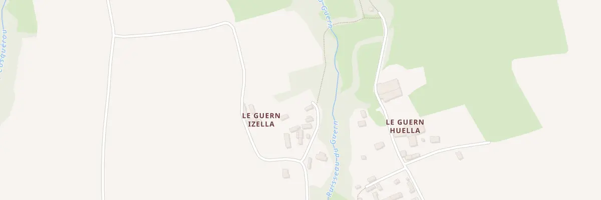 Plan du 239 Le Guern à Guiclan