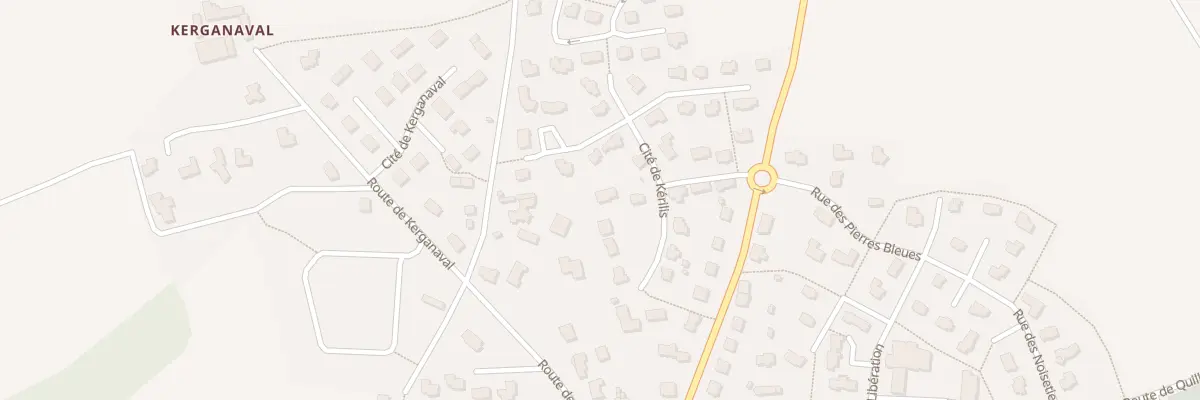 Plan du 12 Cité de Kerilis à Edern