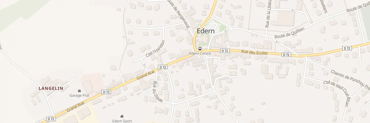 Plan du 22 Grand Rue à Edern