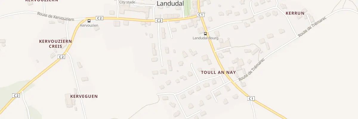 Plan du 10 Lot Toull An Nay à Landudal