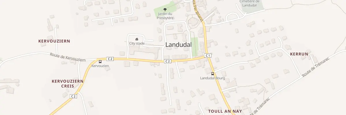 Plan du 10 Rue l’Ecole à Landudal