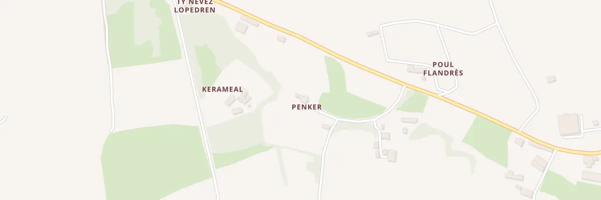 Plan du 5137 Penquer à Plouénan