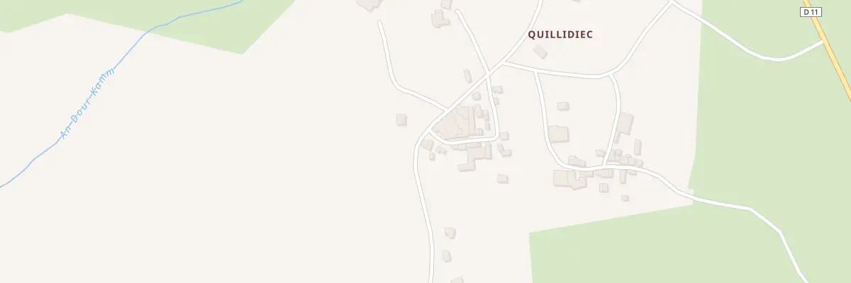 Plan du 310 Quillidiec à Commana
