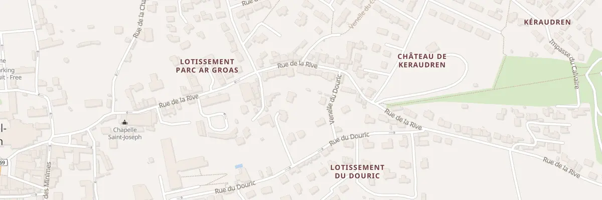 Plan du 1 Imp Jules Paul à Saint-Pol-de-Léon