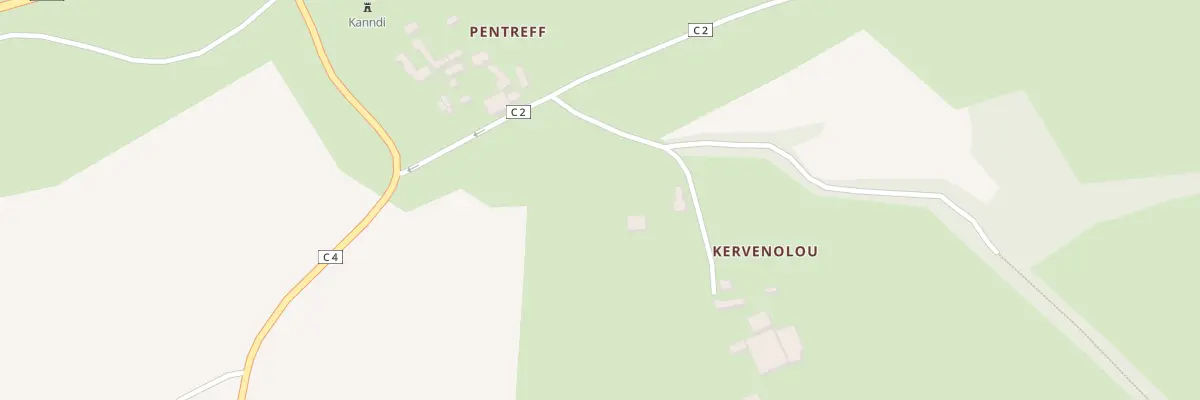 Plan du 6994B Kervenolu à Commana