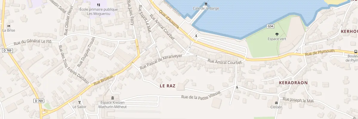 Plan du 26 Rue Pascal de Keranveyer à Roscoff
