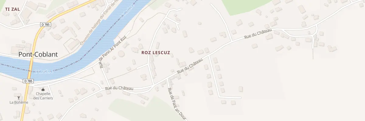 Plan du 26 Rue du Château à Gouézec