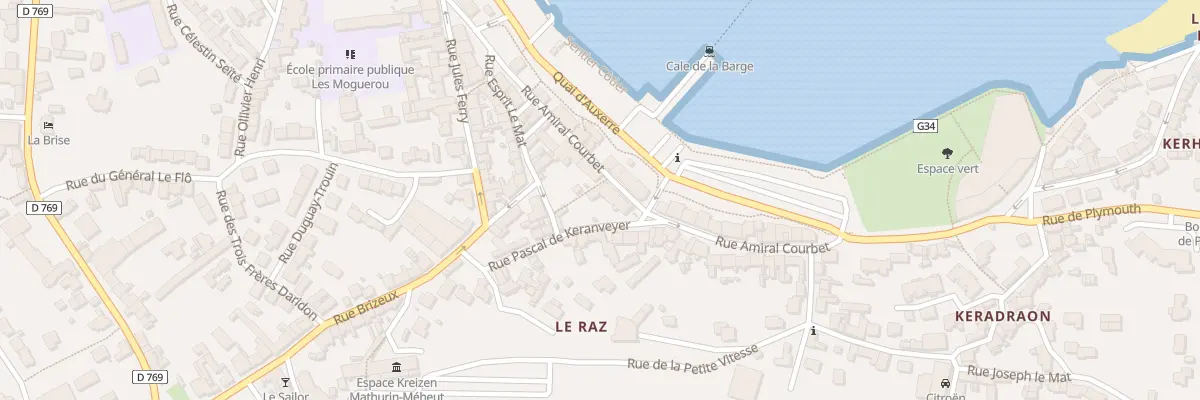 Plan du 6992T Rue Pascal de Keranveyer à Roscoff