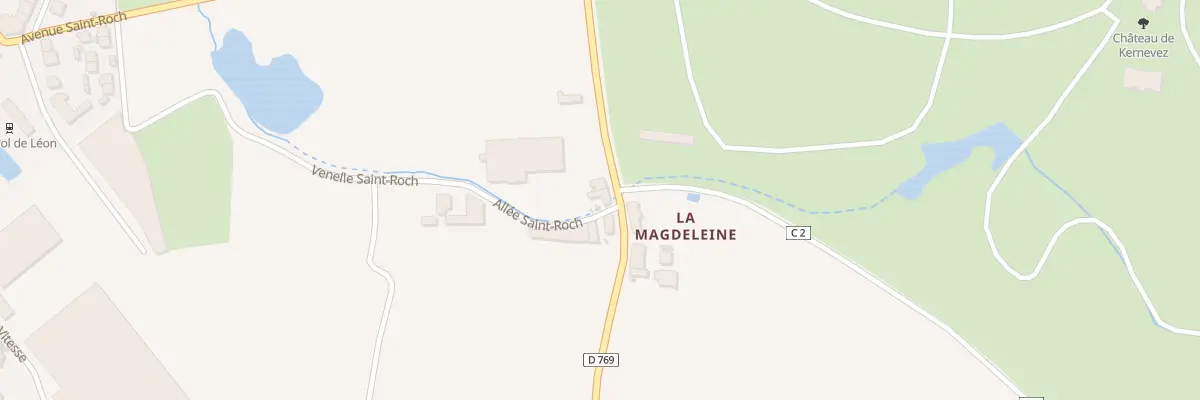 Plan du 9001 La Madeleine à Saint-Pol-de-Léon