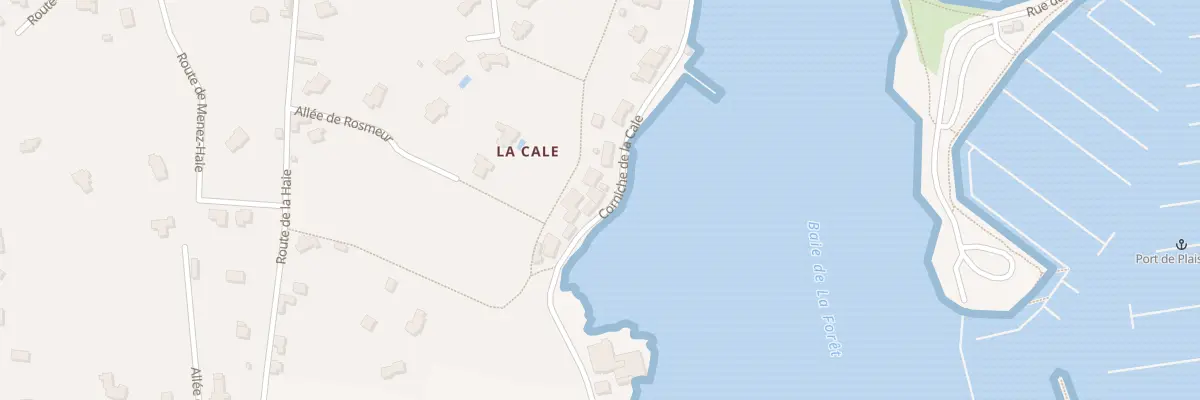Plan du 46 Cor de la Cale à La Forêt-Fouesnant