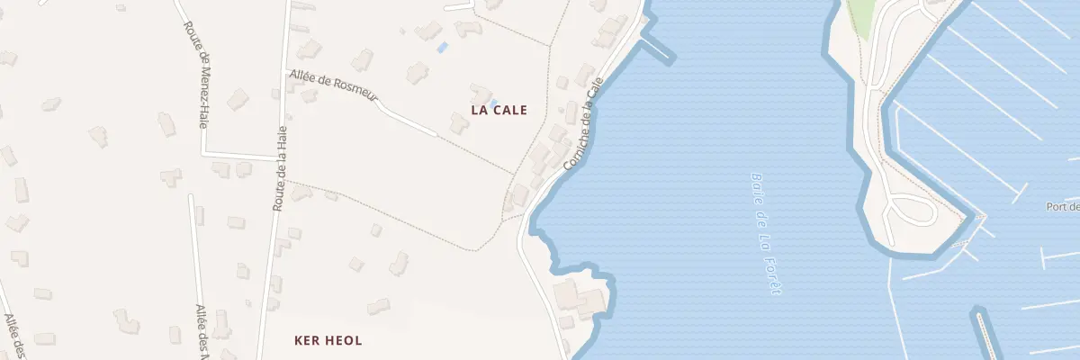 Plan du 52A Cor de la Cale à La Forêt-Fouesnant