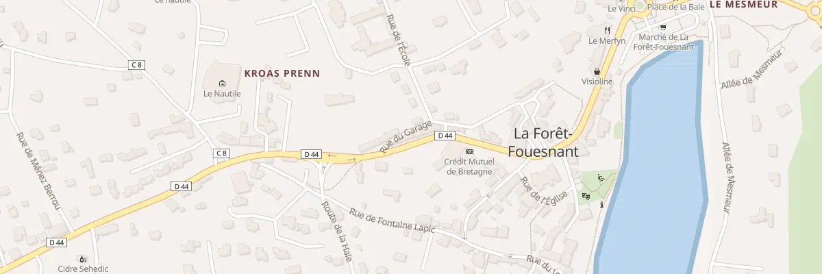 Plan du 8 Rue de Kroas Prenn à La Forêt-Fouesnant