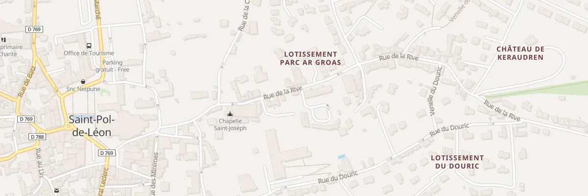 Plan du 26 Rue de la Rive à Saint-Pol-de-Léon