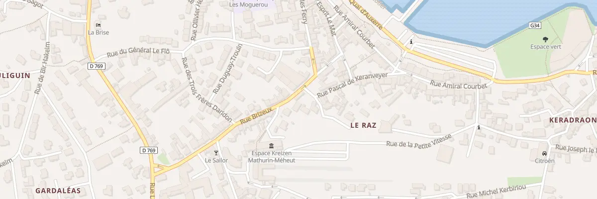 Plan du 2 Rue Pascal de Keranveyer à Roscoff
