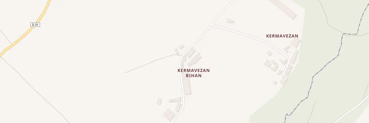Plan du 237 Kermavezan Bian à Saint-Sauveur