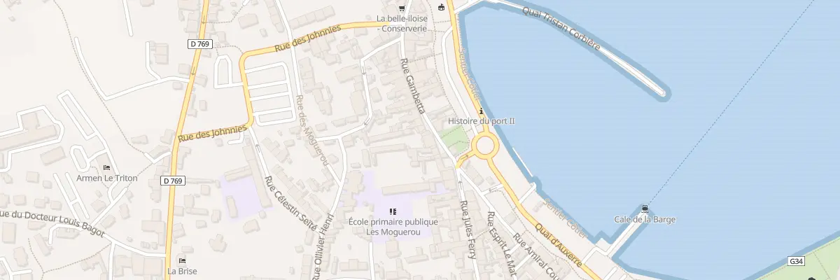 Plan du 40 Rue Gambetta à Roscoff