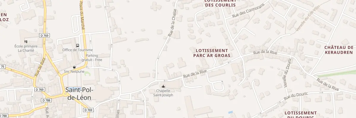 Plan du 9015 Res de la Rive à Saint-Pol-de-Léon