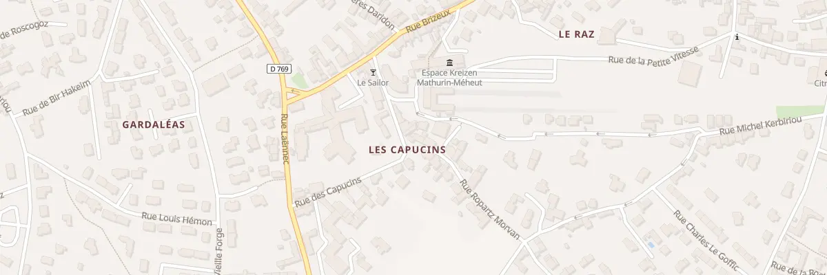 Plan du 13B Rue Ropartz Morvan à Roscoff