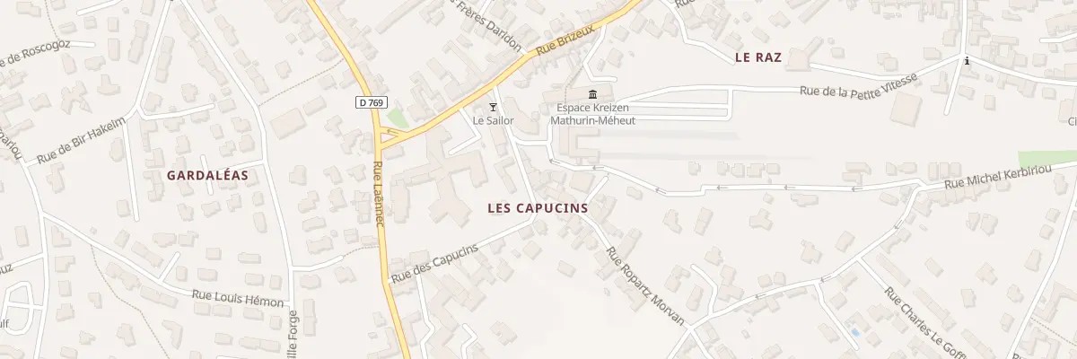 Plan du 11 Rue Ropartz Morvan à Roscoff