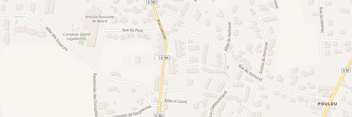 Plan du 2 Rue de Kernaoguer à Roscoff
