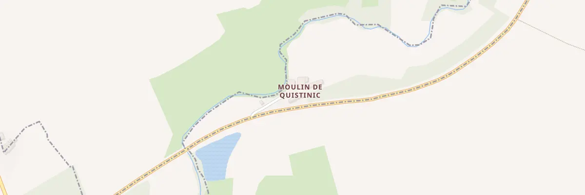 Plan du 506 Moulin de Quistinic à Briec