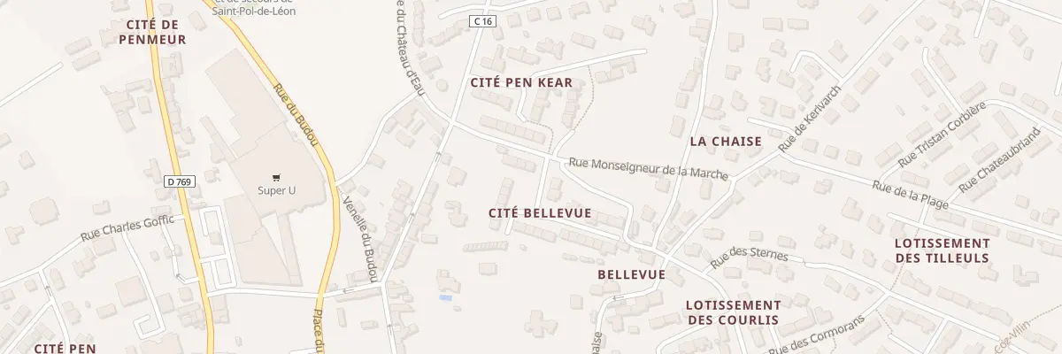 Plan du 12 Ven de la Chaise à Saint-Pol-de-Léon
