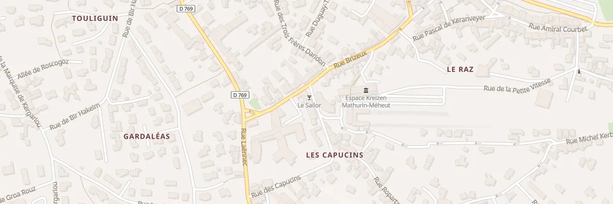 Plan du 2 Rue Ropartz Morvan à Roscoff