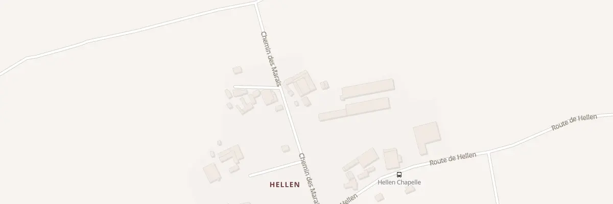 Plan du 170 Che des Marais à Edern