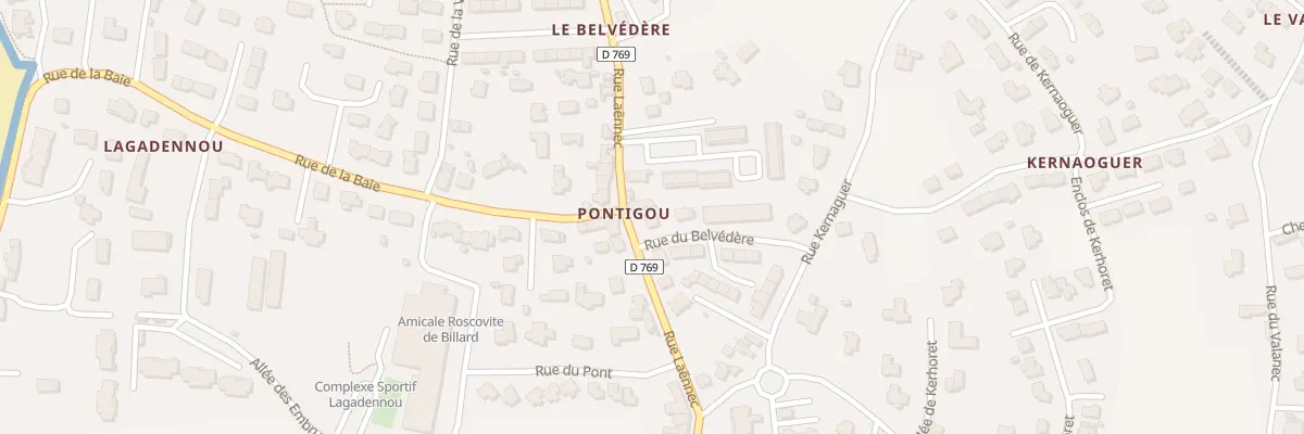 Plan du 17 Rue Laënnec à Roscoff