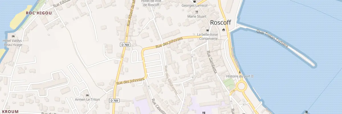 Plan du 9 Rue des Moguerou à Roscoff