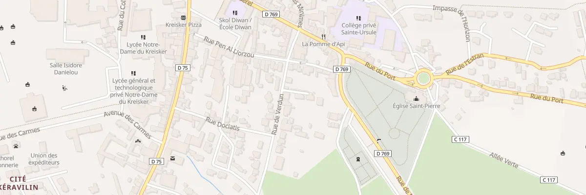 Plan du 19 Rue de Verdun à Saint-Pol-de-Léon